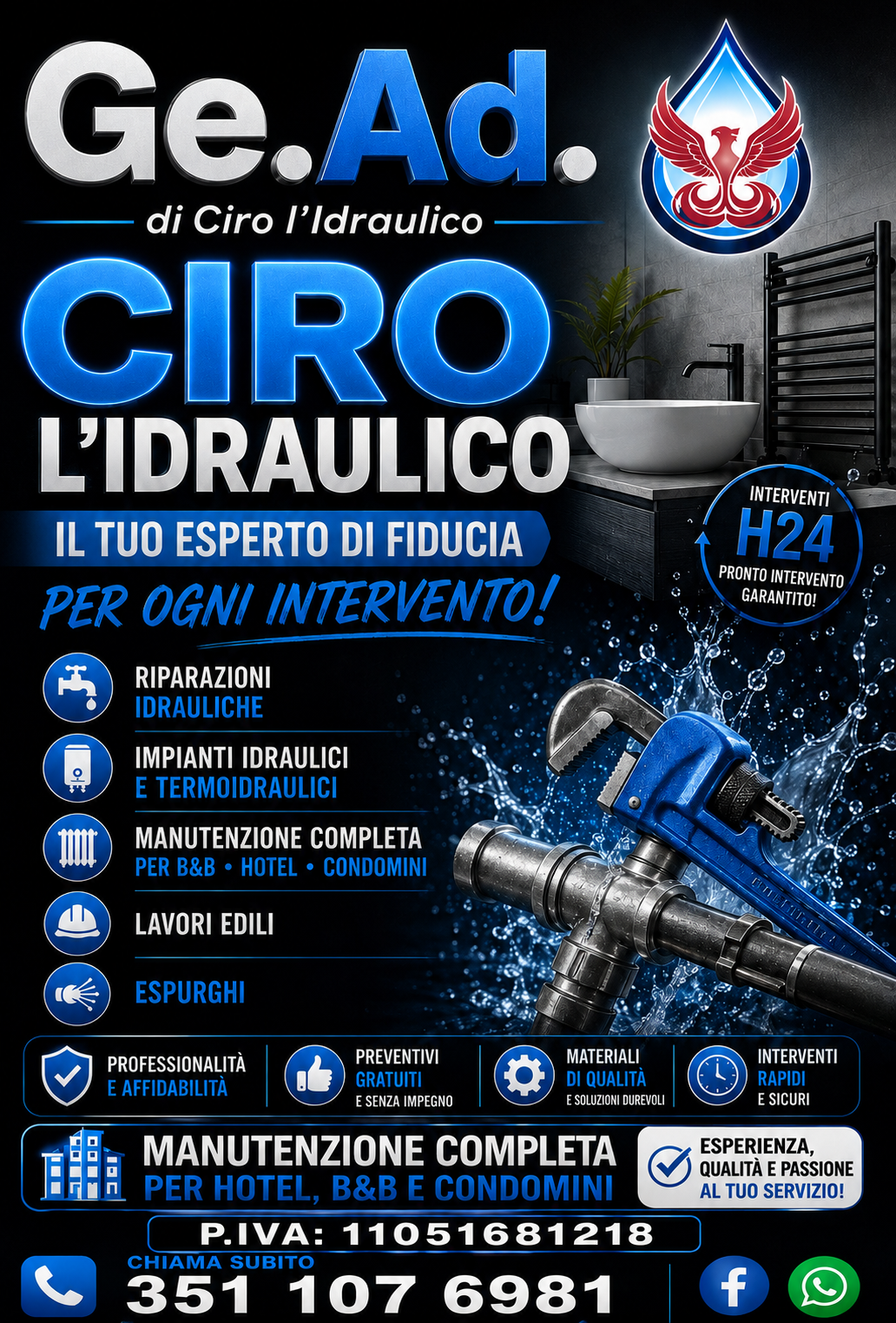 Lavoro di idraulico realizzato da Ciromauro a Napoli (1) Lavoro di idraulico realizzato da Ciromauro a Napoli (1) — Idraulico Ciromauro, provincia di Napoli